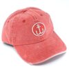 CAP RED WASHED